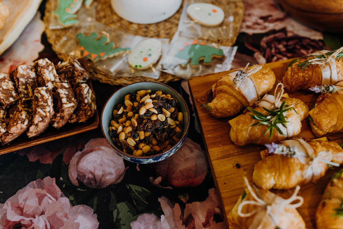 Grazing table for private event — event food visual reference