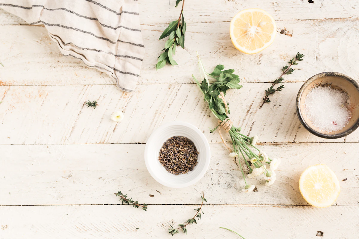Fresh ingredients for event catering — menu planning mood
