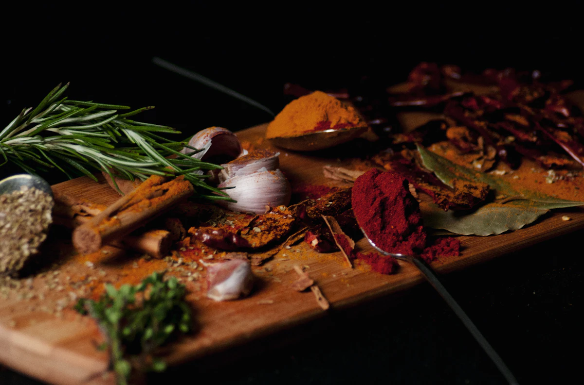 Spices and ingredients — event menu planning inspiration