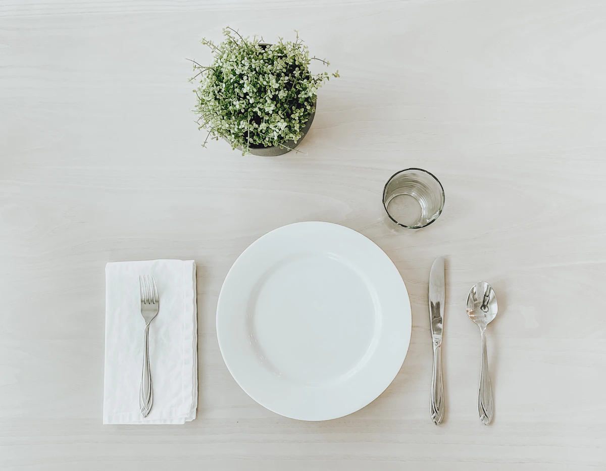Event table setting — presentation style reference